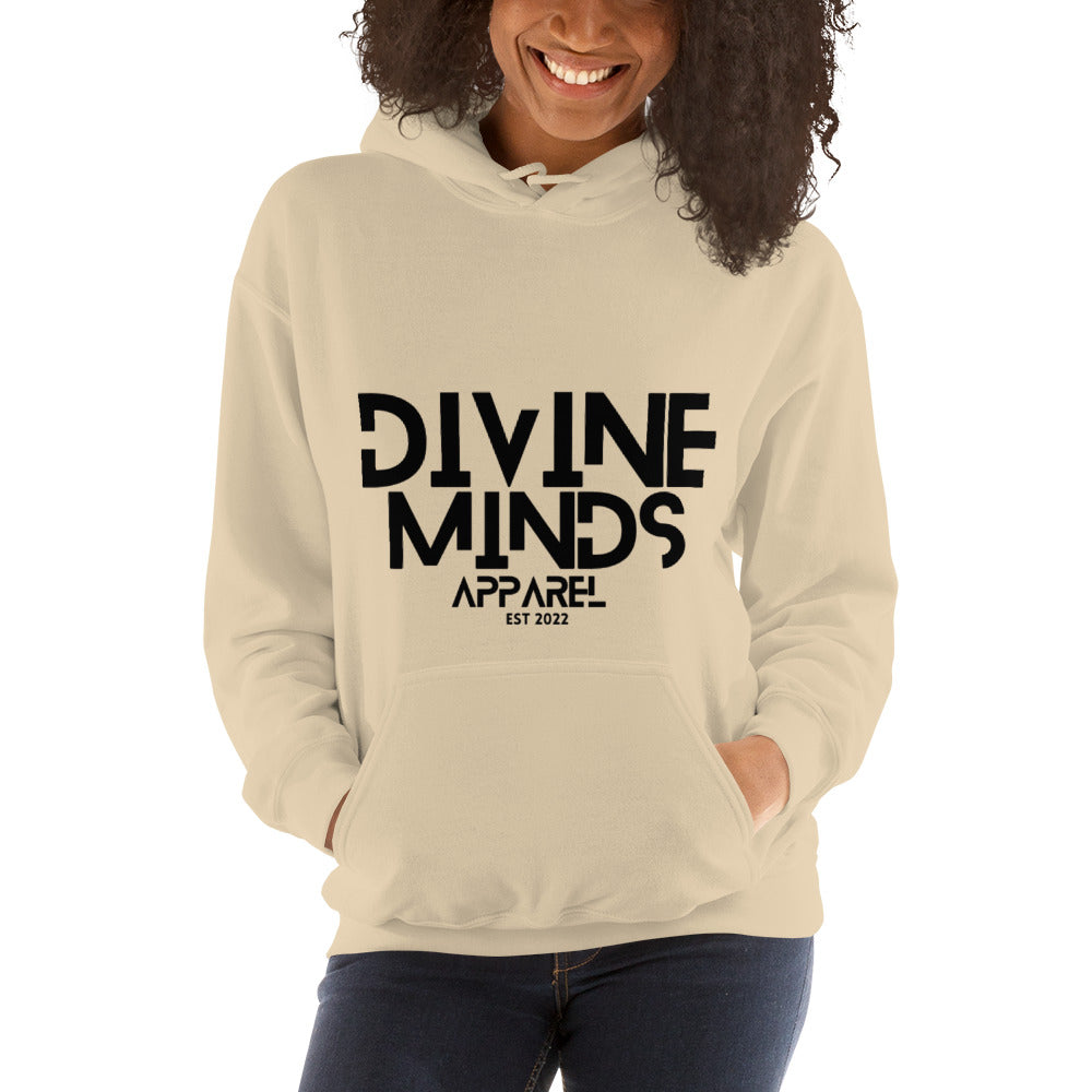 Signature Logo, Women's Hoodie Sweatshirt (Black Letters)