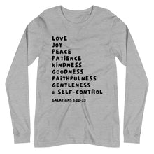 Load image into Gallery viewer, ruits of the Spirit, Women&#39;s Long Sleeve Crewneck T-shirt
