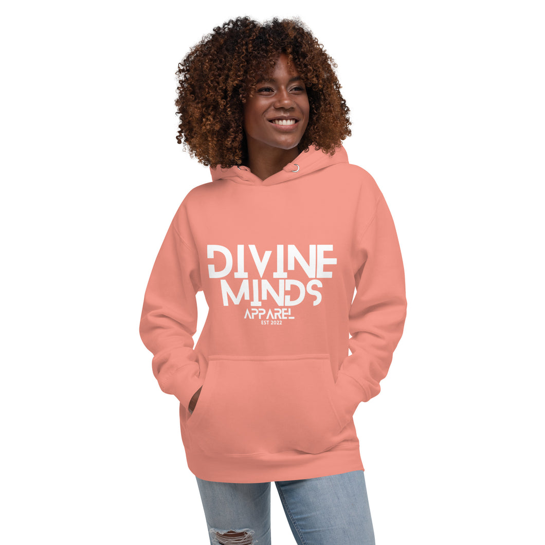 Signature Logo, Women's Hoodie Sweatshirt (White Letters)