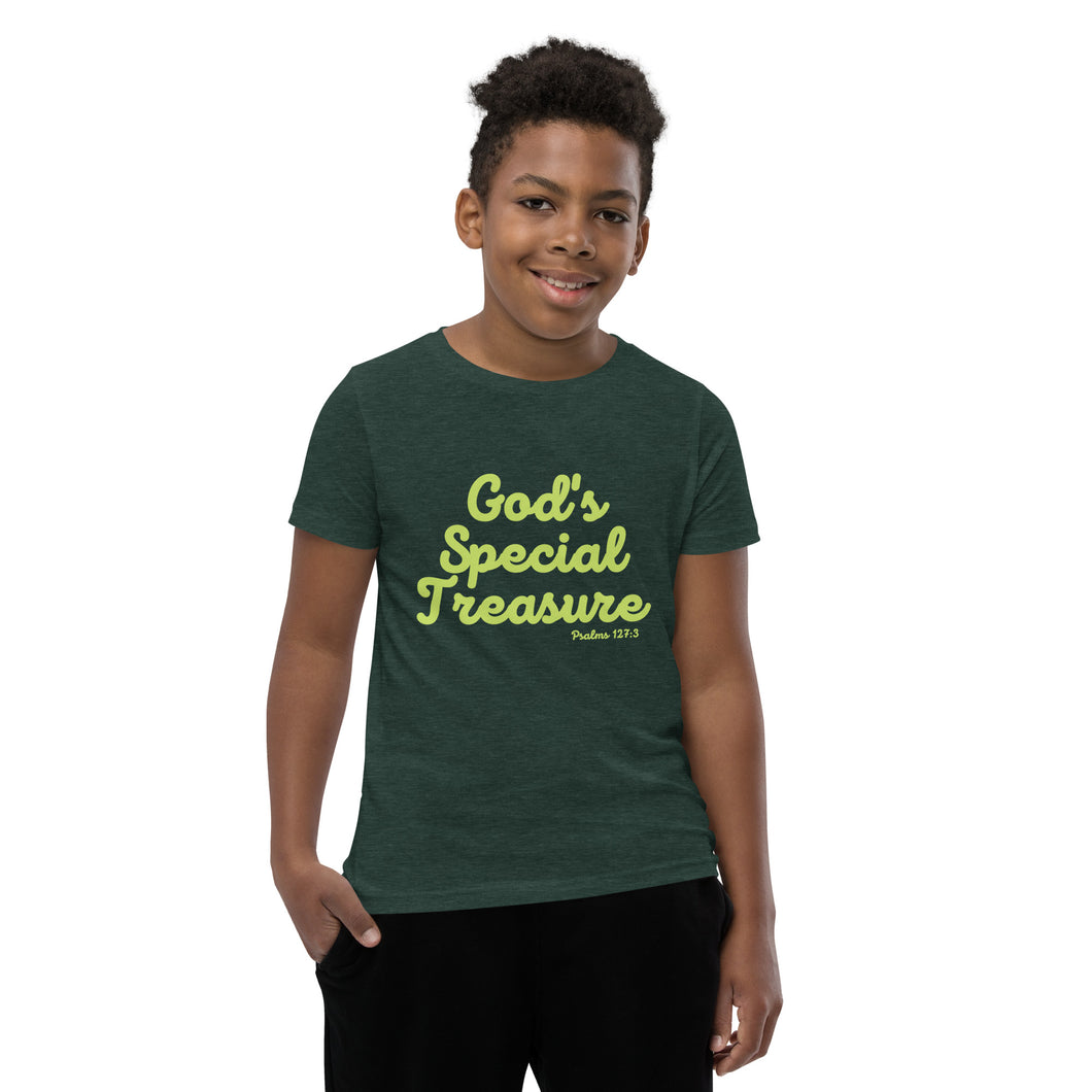 God's Special Treasure, Boy's Youth Short Sleeve T-Shirt